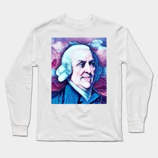 Adam Smith Portrait | Adam Smith Artwork 13 Long Sleeve T-Shirt